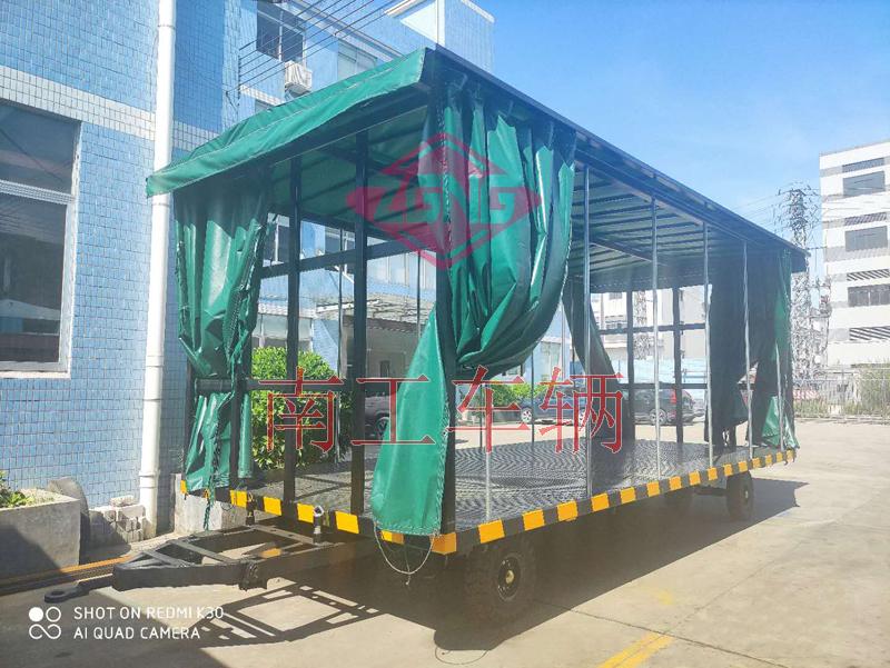 15吨雨篷双牵引华亿（中国）篷式工具周转拖车