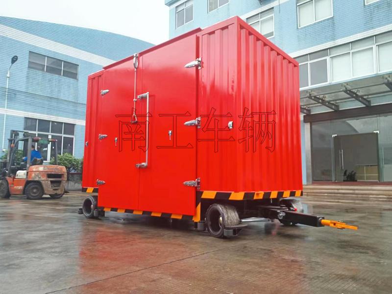 3吨双牵引箱式华亿（中国） 无动力叉车牵引工具拖车